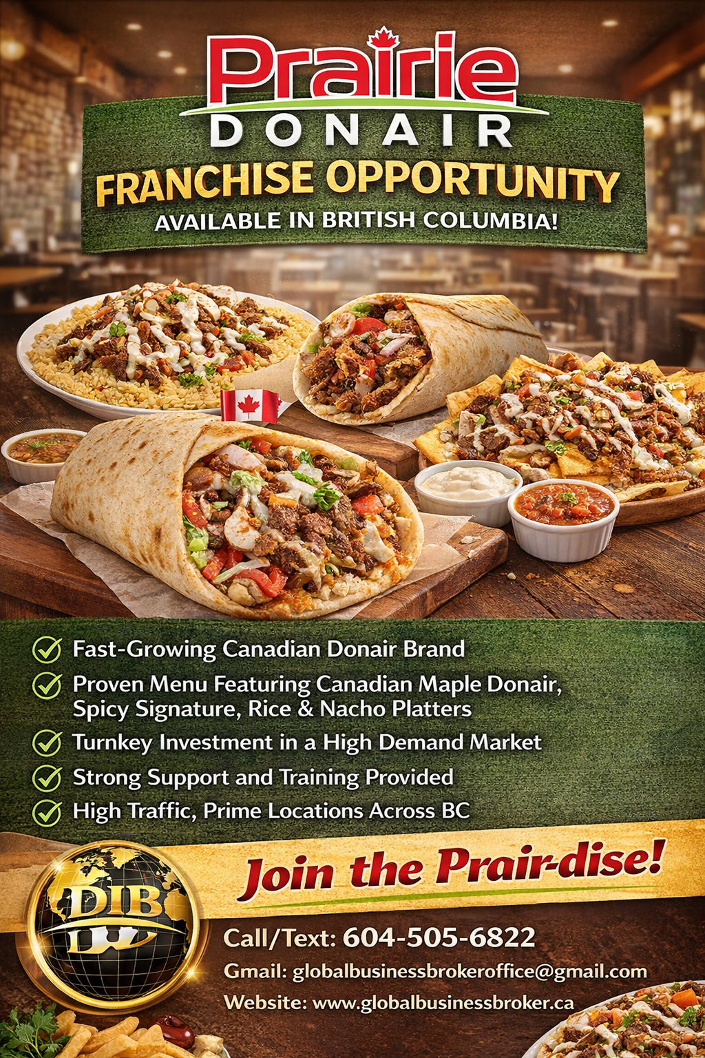 Prairie Donair franchise Opportunity for sale 